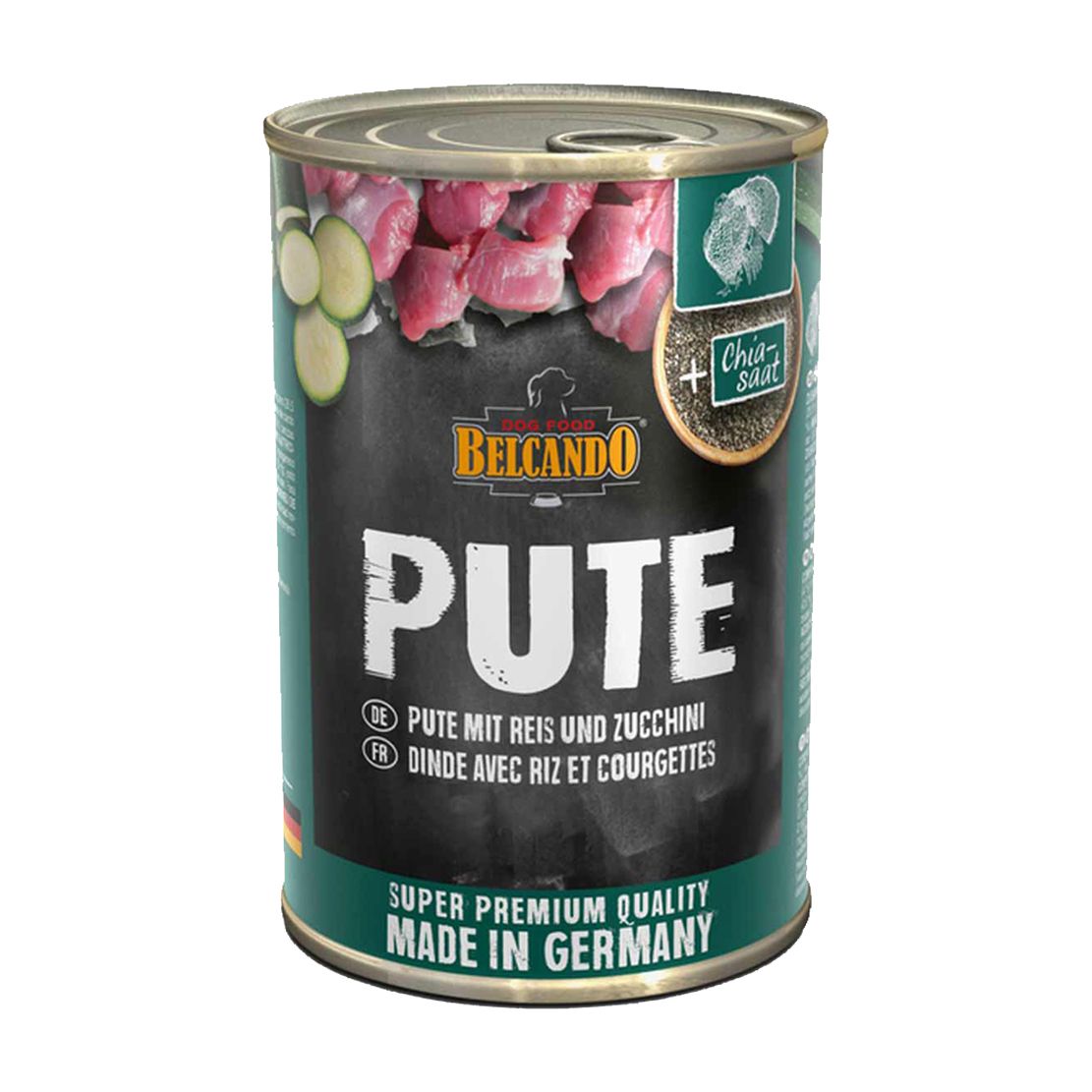 BELCANDO Puretina s rižom i tikvicom - konzerva 400g