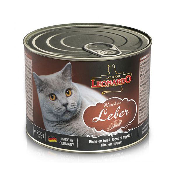Konzerve za mačke Leonardo - Jetra 200g