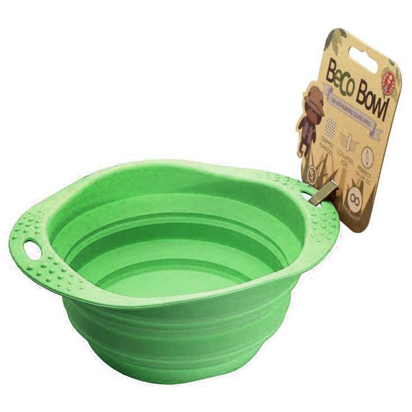 Sklopiva zdjela BecoBowl EKO Travel zelena, M