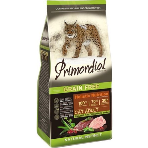 Primordial GF Cat Adult Duck & Turkey 6 kg