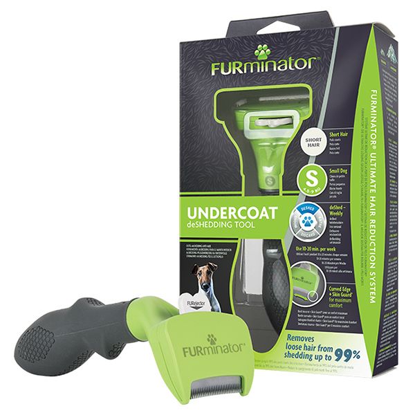 FURminator alat za uklanjanje poddlake kratka dlaka S, 4 cm