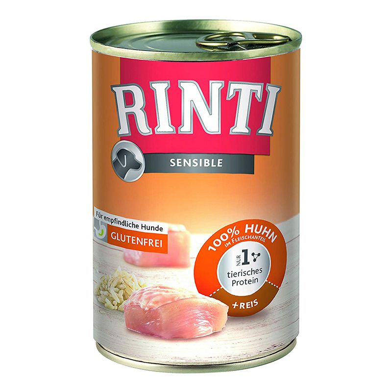 Konzerva RINTI SENSIBLE piletina + riža 400 g