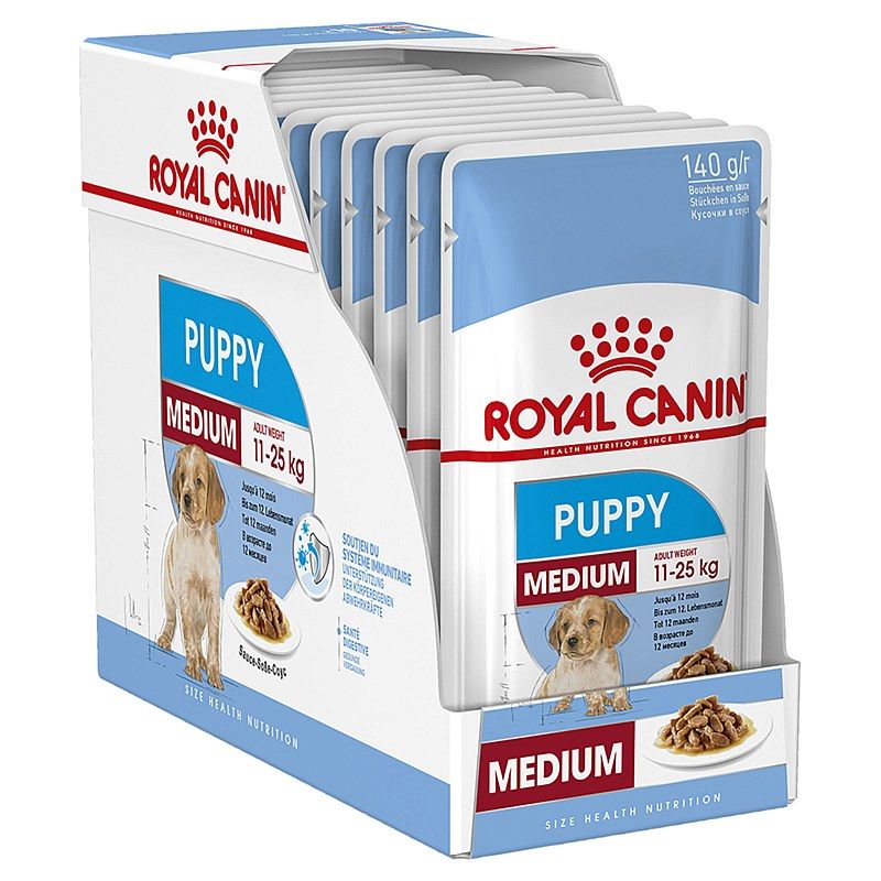 Royal Canin Medium Puppy konzerva za srednje štenad 10 x 140 g