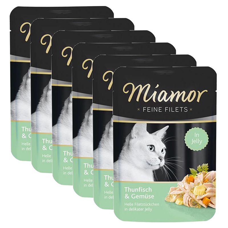 Miamor Feine Filets tuna i povrće u želeu vrećica 6 x 100 g