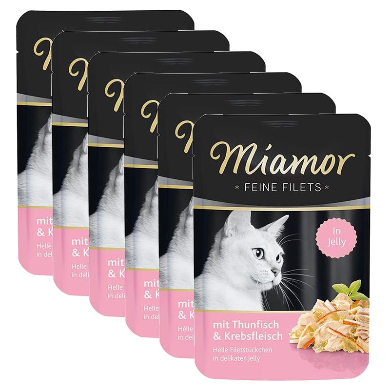 Miamor Feine Filets tuna i rak u želeu vrećica 6 x 100 g