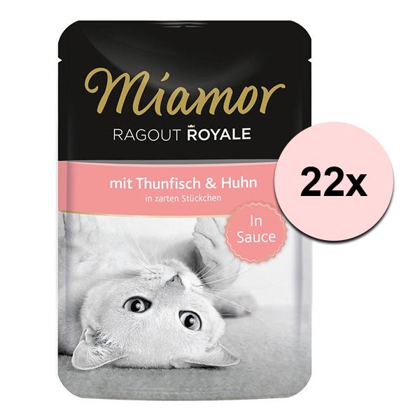 MIAMOR Ragout Royal tuna i piletina u umaku 22 x 100 g