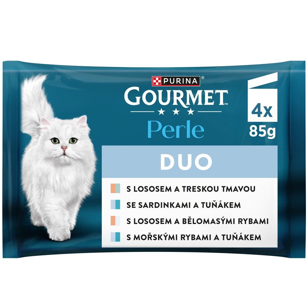 Gourmet Perle Duo riblji mix 4 x 85 g