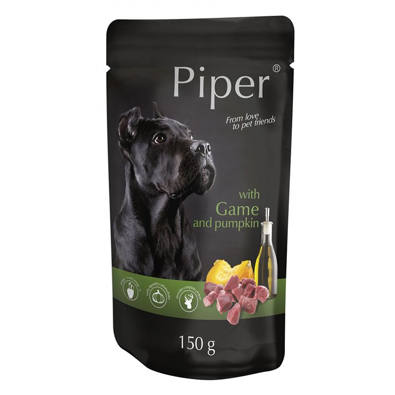 Konzerva Piper Adult s divljači i bundevom 150 g