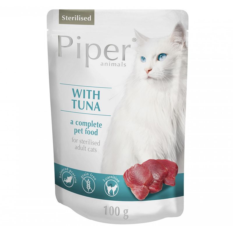 Konzerva Piper Cat Sterilised s tunjevinom 100 g