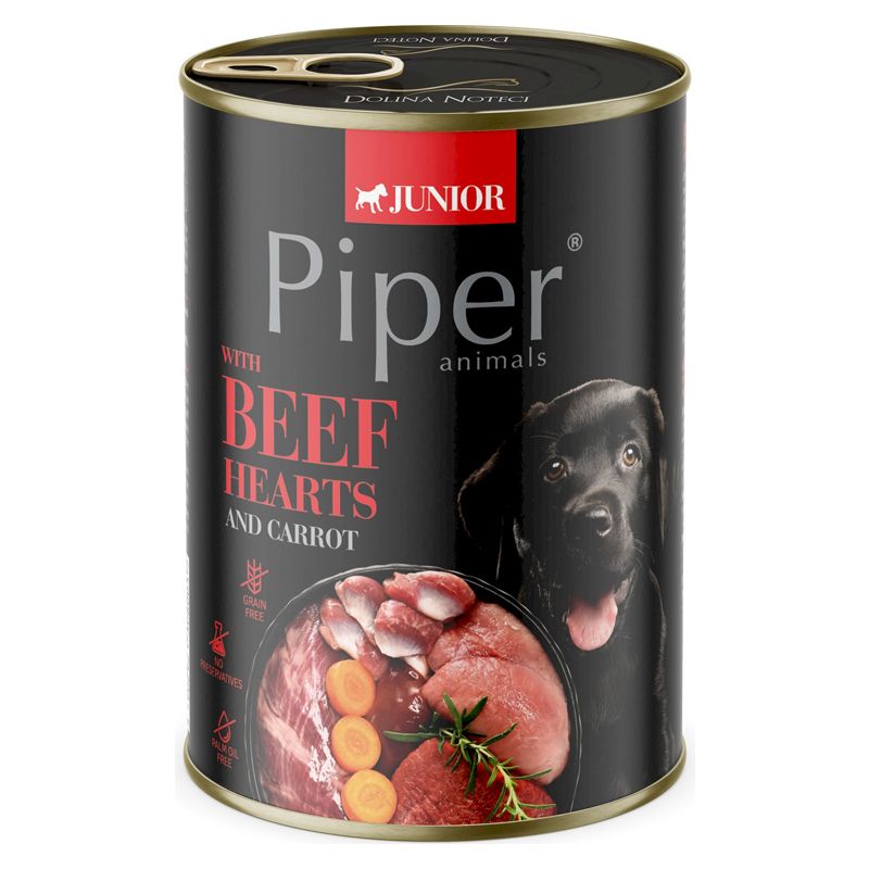 Konzerva Piper Junior goveđa srca i mrkva 400 g