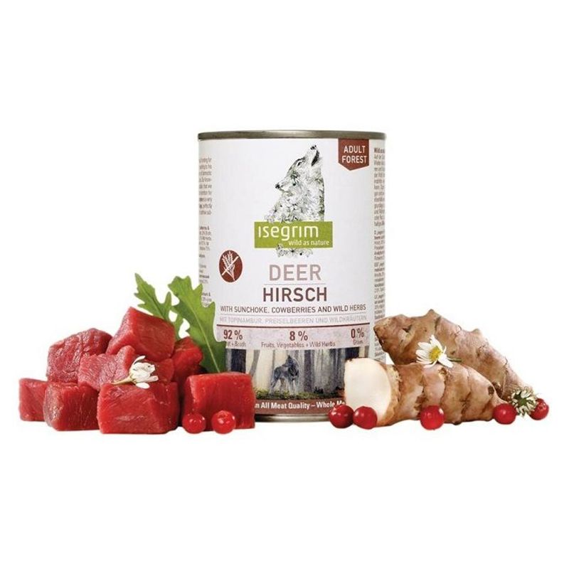 ISEGRIM Adult Forest: Jelen s topinamburima, brusnicama i biljem 400 g