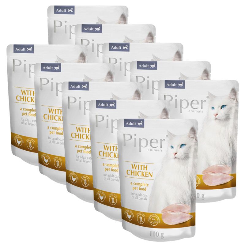 Konzerva Piper Cat Adult s piletinom 10 x 100 g