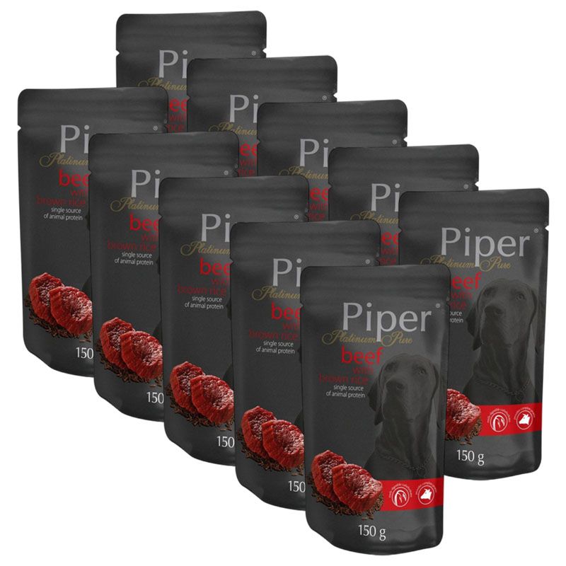 Konzerva Piper Platinum Pure govedina i smeđa riža 10 x 150 g
