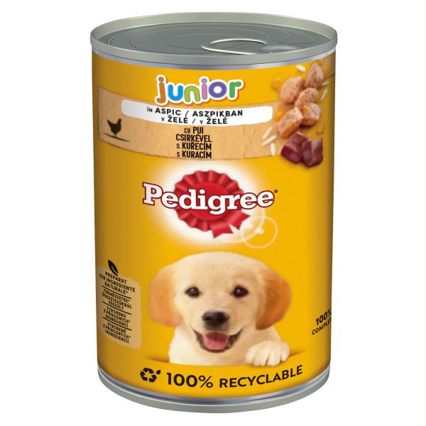 Pedigree konzerva s piletinom u želeu za štenad 400g