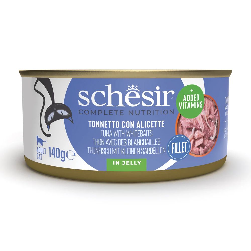 Schesir cat tuna s haringom u želeu 140 g