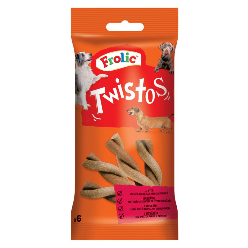 Frolic poslastica Twistos s goveđim mesom 105 g