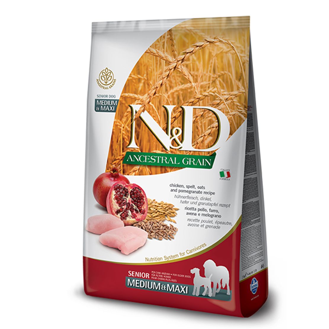 Farmina N&D dog LG SENIOR MEDIUM & MAXI Piletina & Granat 12 kg