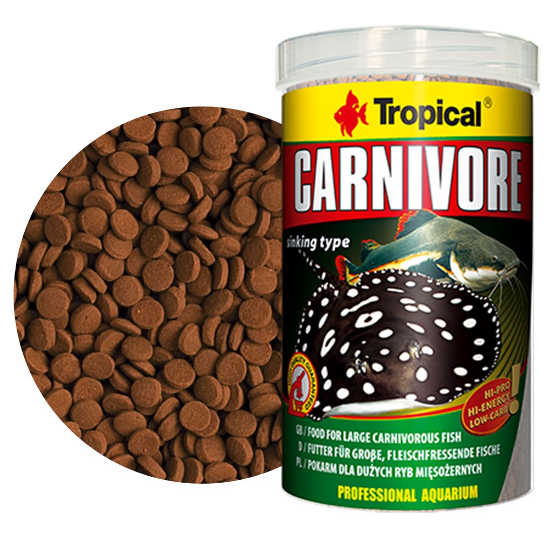 TROPICAL Carnivore uranjajuće tablete 1000 ml / 600 g