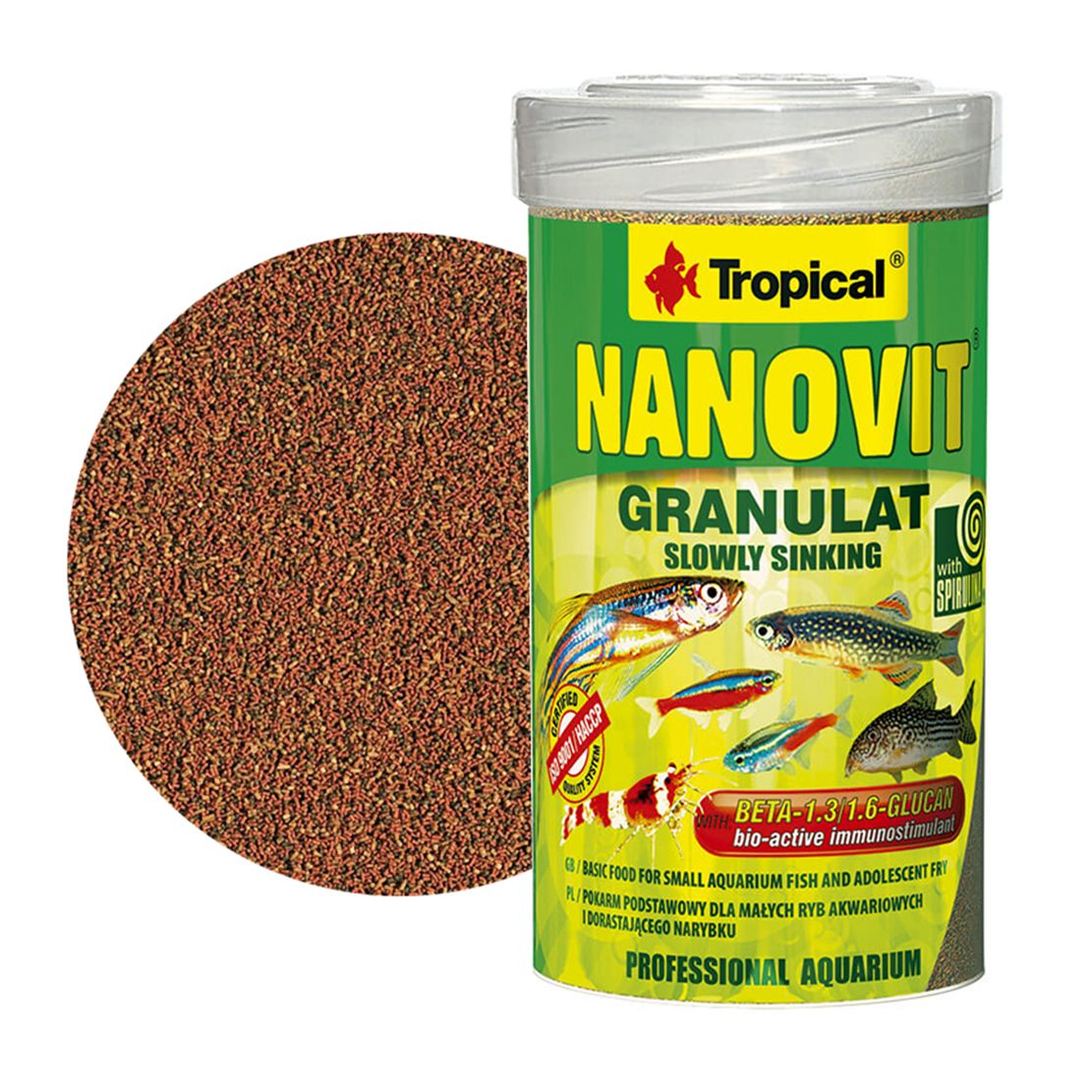 TROPICAL Nanovit granulat 100 ml/70 g