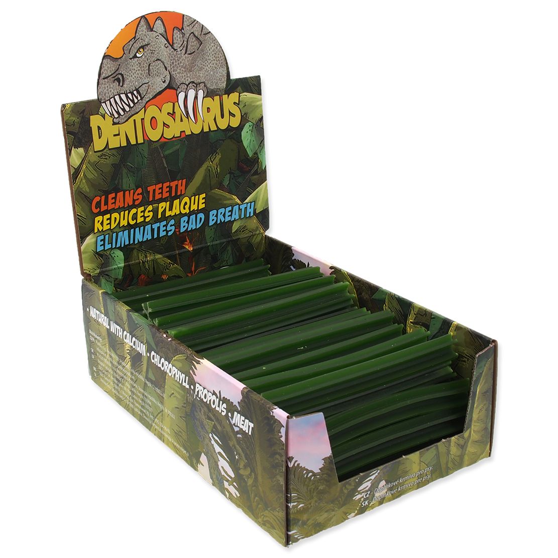 Dentosaurus dental sticks s chlorofilom M 12 cm/80 ks