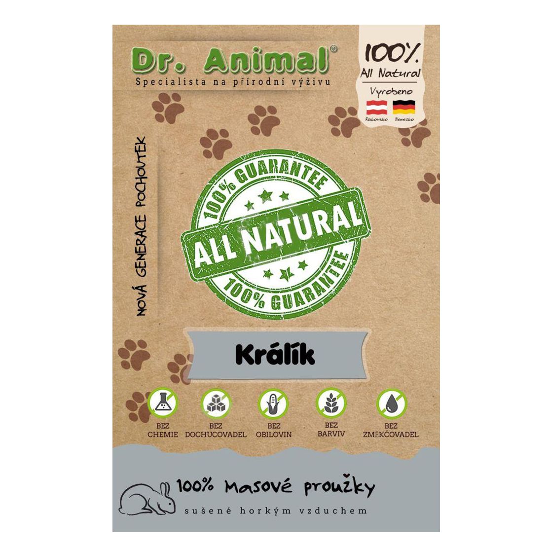 Dr.Animal 100 % mesne trakice od zeca 80 g