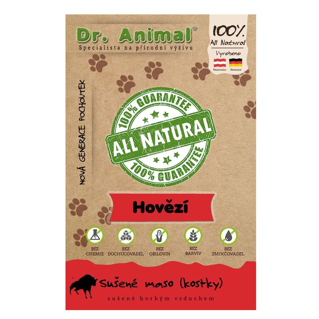 Dr.Animal 100 % goveđe mesne kocke 80 g