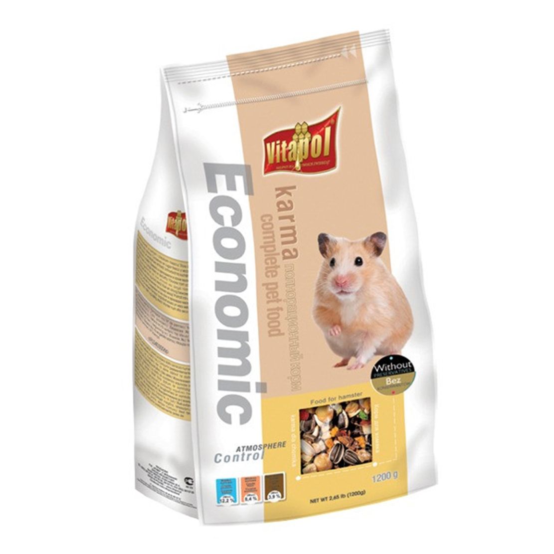 VITAPOL Economic suho krmivo za hrčka 1200 g