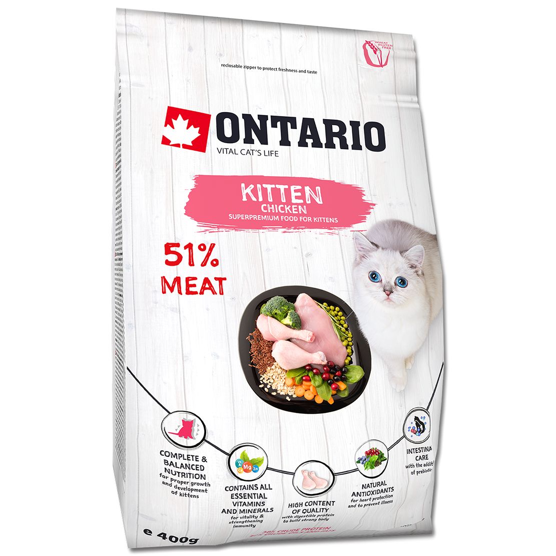 Ontario Kitten Chicken 400 g