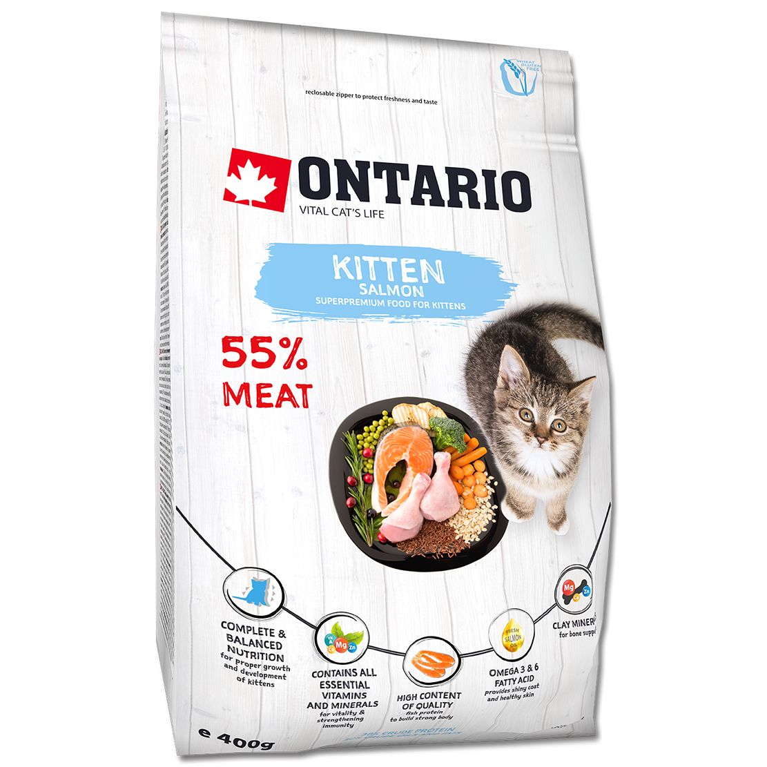 Ontario Kitten Salmon 400 g