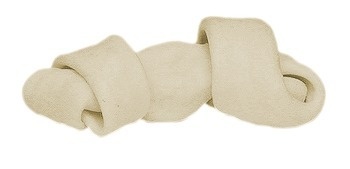 Kost za psa vezana - bijela 110g, 16cm