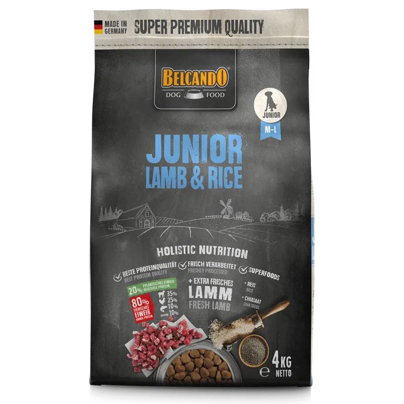 BELCANDO Junior Lamb & Rice 4 kg