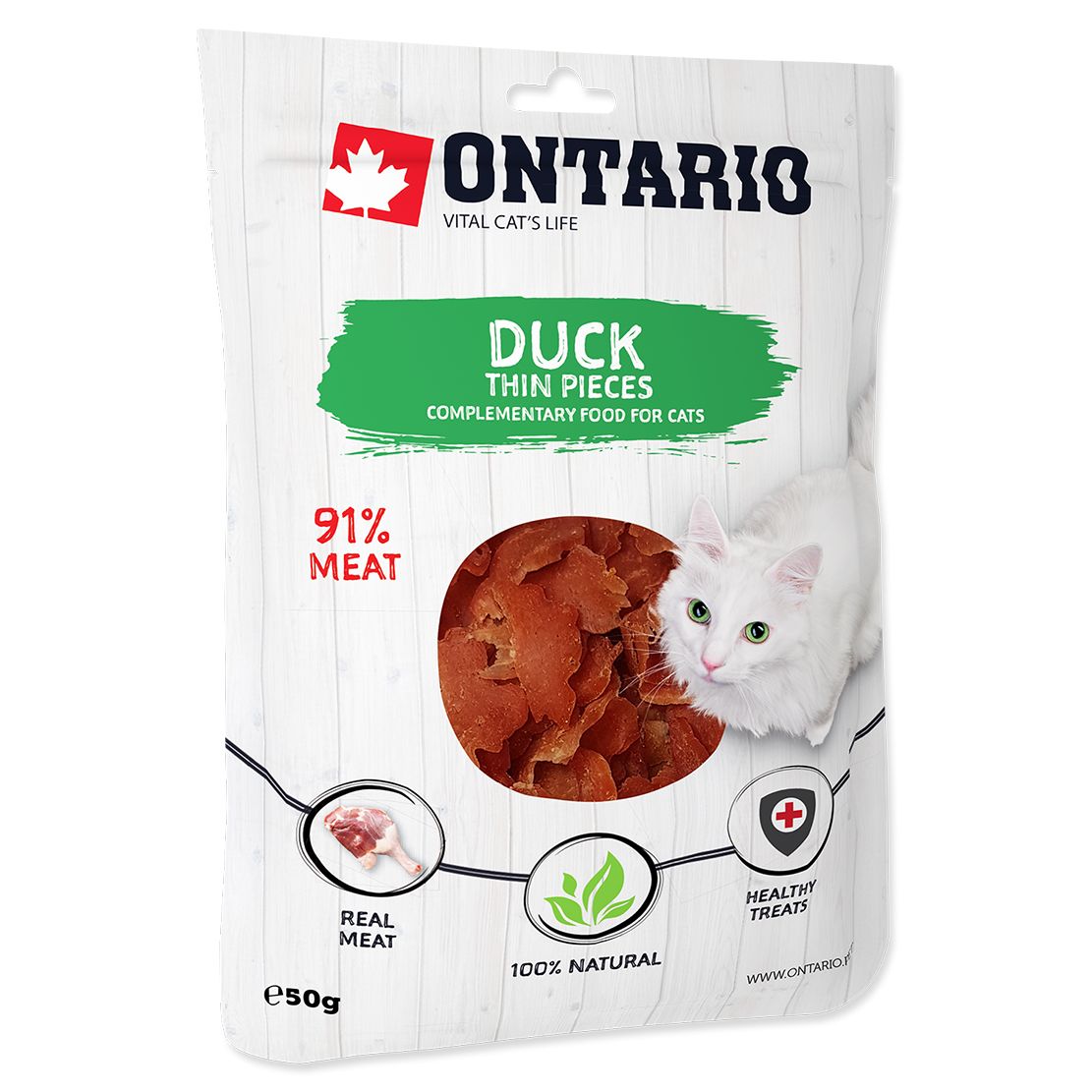 Ontario Cat duck thin pieces 50 g