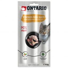 Ontario štapići za mačke piletina i patka 3 x 5 g