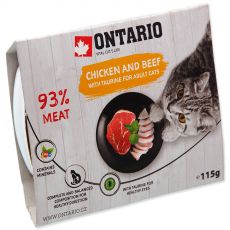 Vanička ONTARIO piletina i govedina s taurinom 115 g