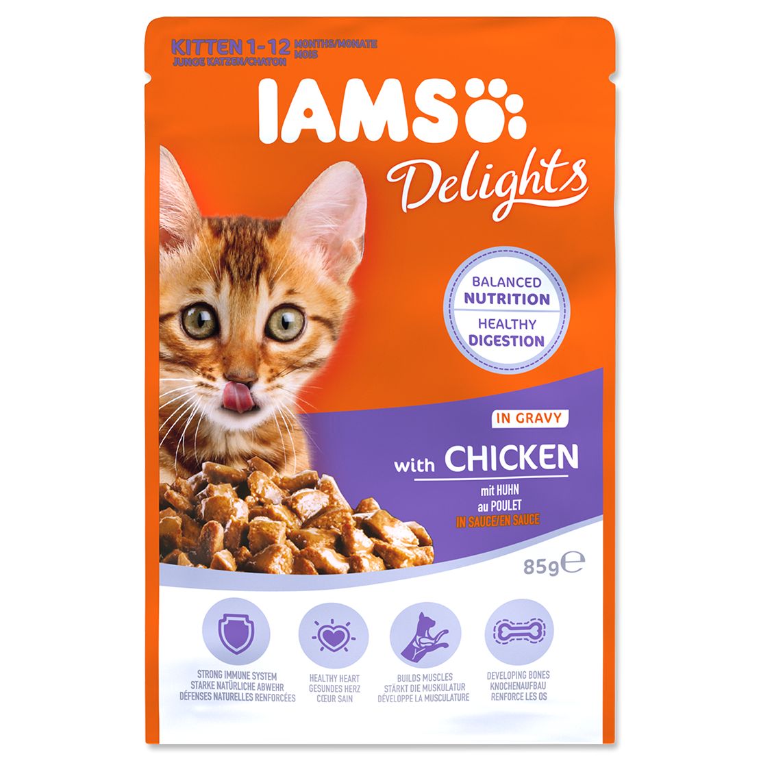 Iams Kitten chicken 85 g