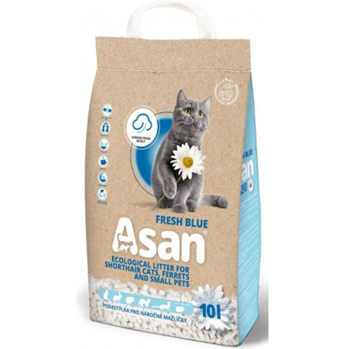 Asan Cat Fresh Blue leglo za mačke 10 L