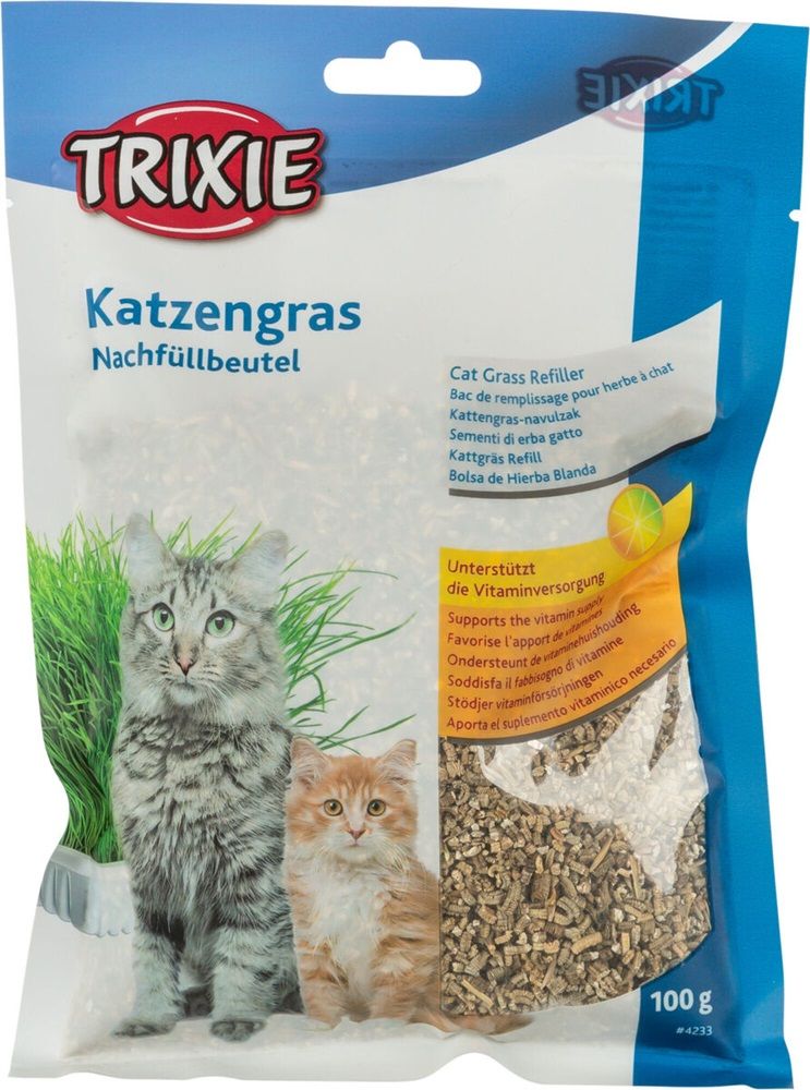 Trava za mačke 100g - punjenje