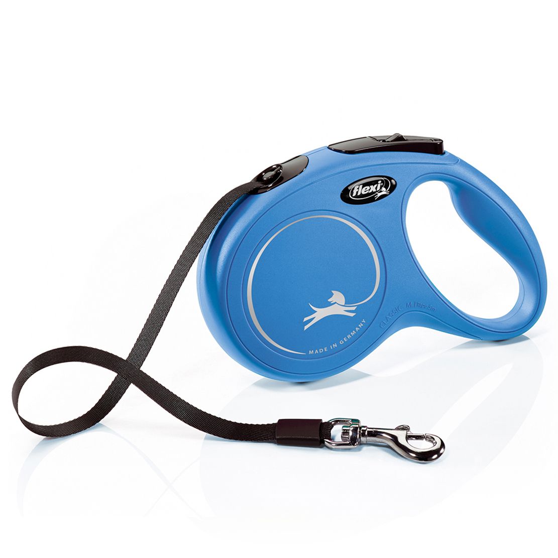 Flexi NEW CLASSIC povodac M do 25kg, 5m trak – plava