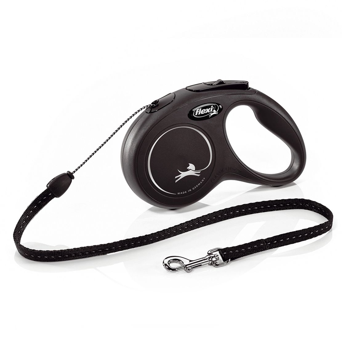 Flexi povodac New Classic S do 12kg, 5m uže - crna