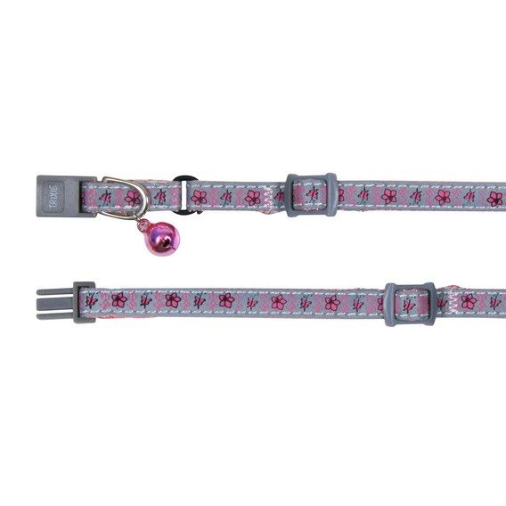 Reflektirajući ovratnik za mačke s zvončićem 15 - 20 cm