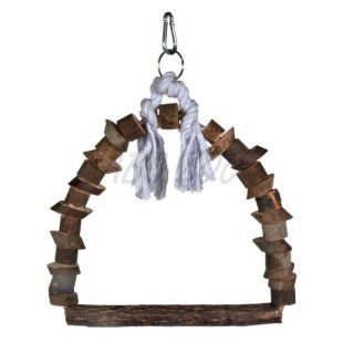 Hojdačka za ptice Natural living - luk, 15 x 20 cm