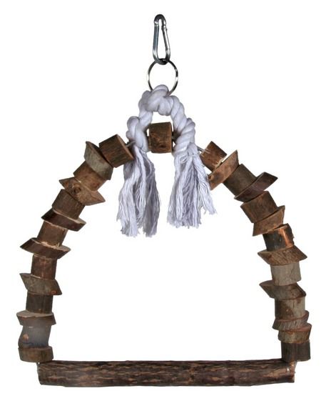 Hojdačka za ptice Natural living - luk, 15 x 20 cm