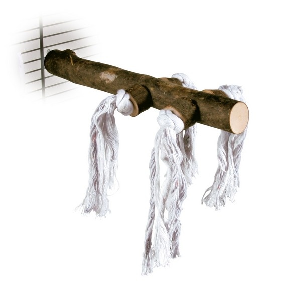 Stablo za papige Natural living - drveno, 25 cm