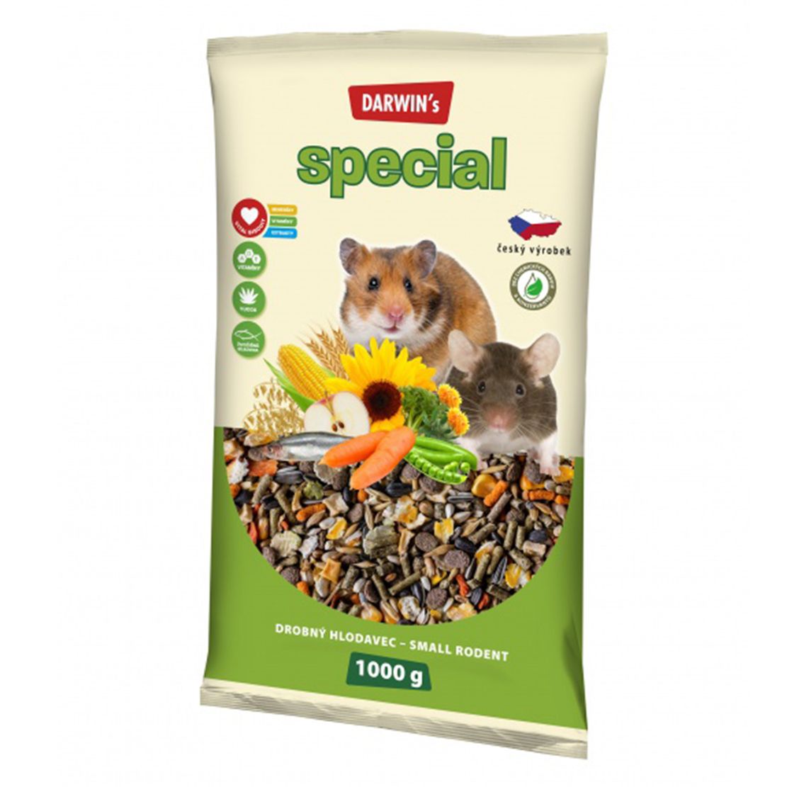 Darwin’s Special suho krmivo za male glodavce 1 kg