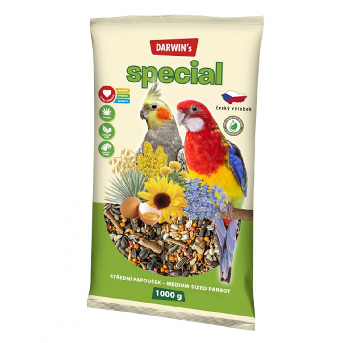 Darwin’s Special suho krmivo za srednje papige 1 kg