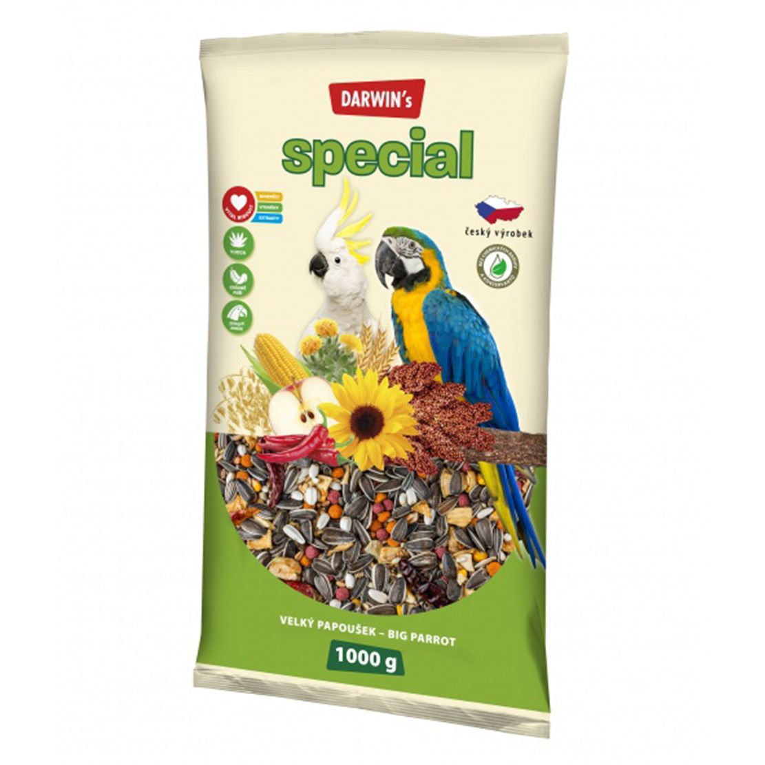 Darwin’s Special suho krmivo za velike papige 1 kg