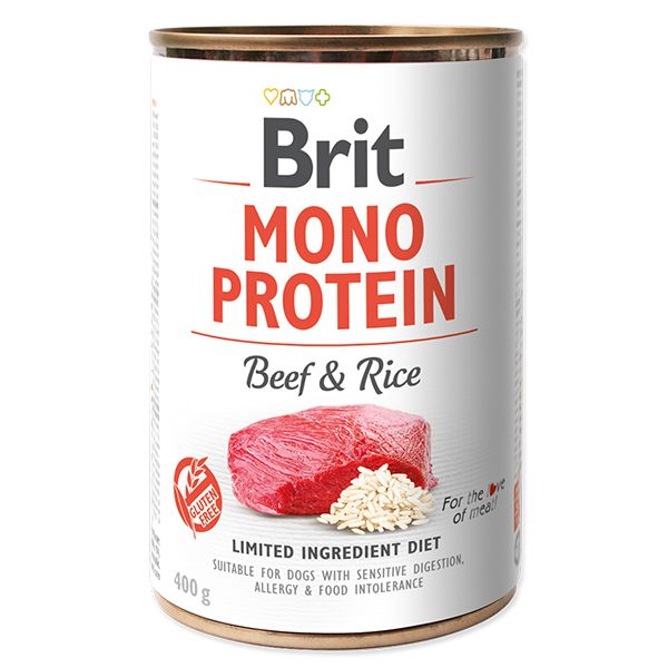 Konzerva Brit Mono Protein Govedina & Riža, 400 g