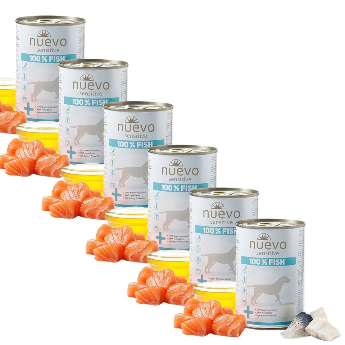 NUEVO Dog Sensitive FISH 6 x 375 g