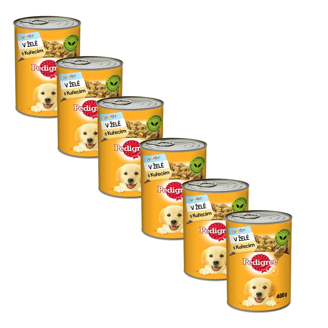 Pedigree konzerva s piletinom u želeu za štenad 6 x 400 g