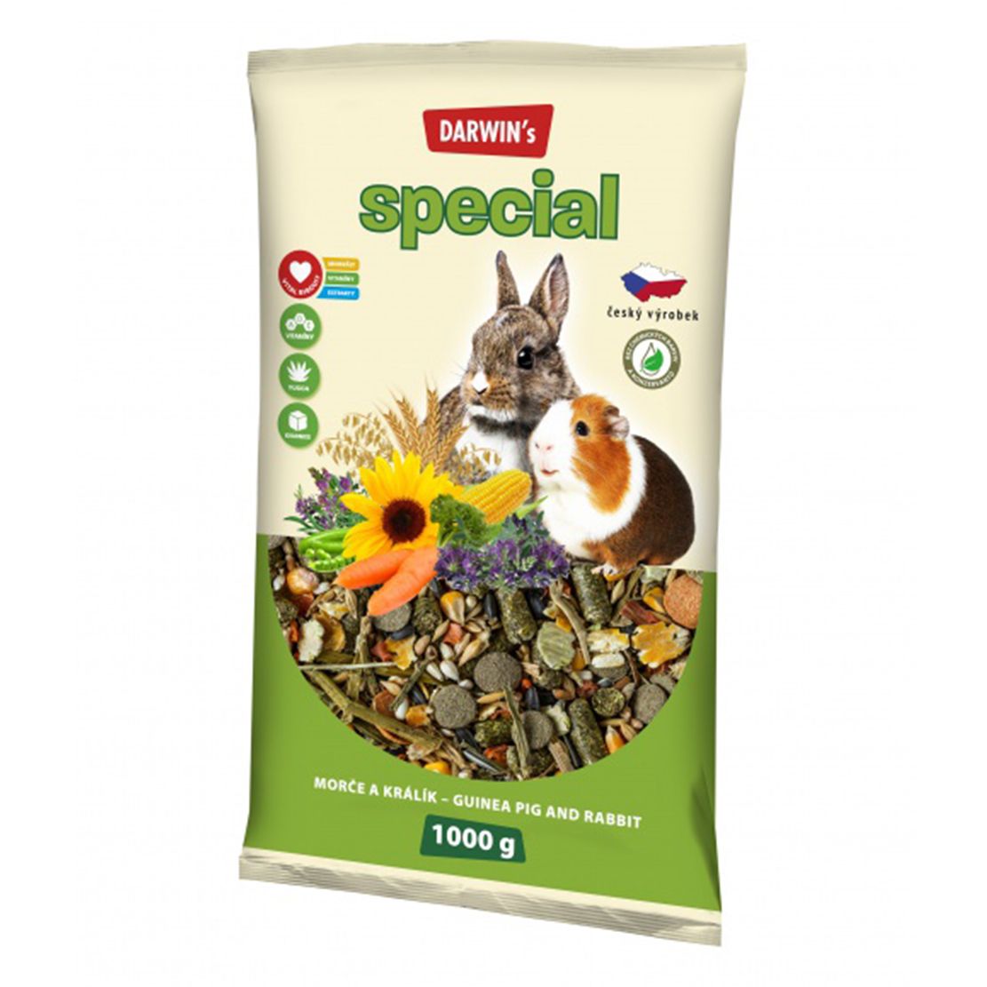 Darwin’s Special suho krmivo za morsko prašiče i zečeve 1 kg
